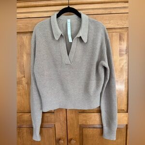 Lululemon Collared Merino Wool-Blend Sweater